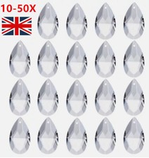 10-50Pcs Clear Crystal Glass