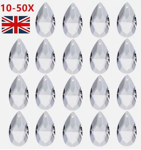 50x clear chandelier glass - clear,