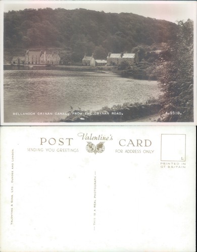 Crinan canal from - crinan, road