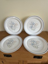 Pyrex Blue Iris Dinner Plates