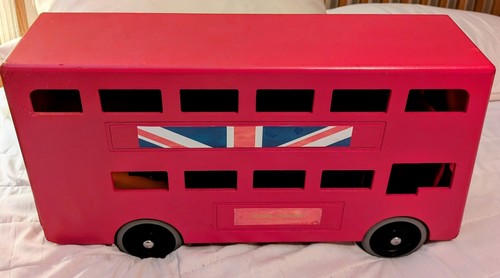 Large 58cm wooden - wooden, bus