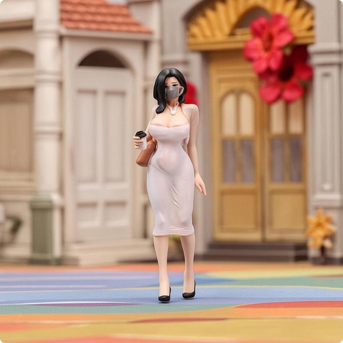 Standing display model painted - display,
