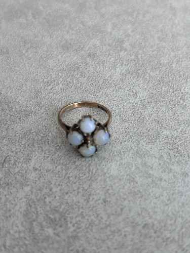 Vintage opal and 9ct gold - and,