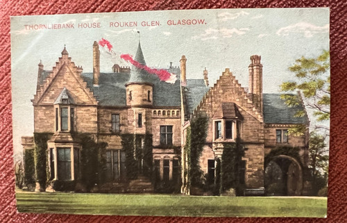 Antique postcard rouken glen - postcard,