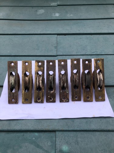 Sash window pullies - window, x8