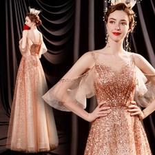 Noble Evening Formal Party Ball Gown Prom Bridesmaid Acting Host Dress TSJY17171