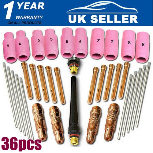 36pcs tig wear parts set - 36pcs,