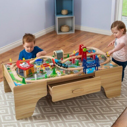 Wooden train squirrel play - wooden,