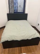 IKEA Malm Black Standard Double Bed Frame