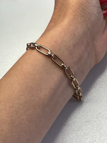 Gold ladies heavy - 9k, bracelet