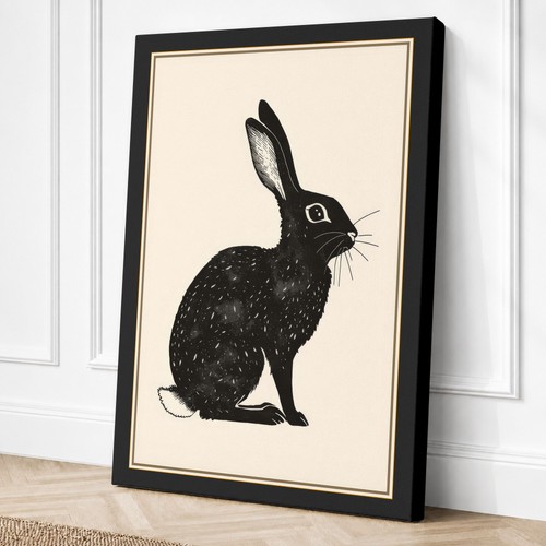Rabbit silence minimalist - rabbit,