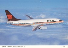 D255458 Orion Airways Boeing 737 300 SQ E T W Dennis Orion Airways
