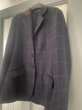 Beautiful Blue Check Show Jacket