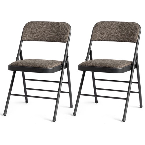 Metal folding chair high - folding, back