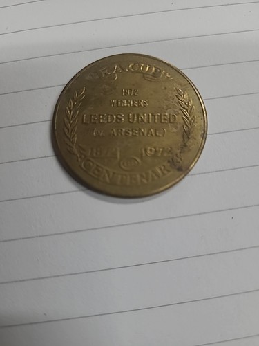 Cup winners medal leeds - medal,