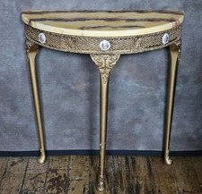 Antique Vintage French Louis XVI Style Ornate Console Table 77x75x38cm