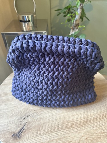 Handmade woven clutch bag with - handmade,