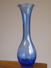 Vintage CRACKLE Art GLASS