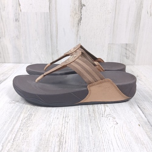 Fitflop thong sandals brown - fitflop,