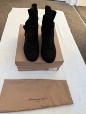 Women’s Gianvito Rossi Suede Ankle Boots Size 39 VGC