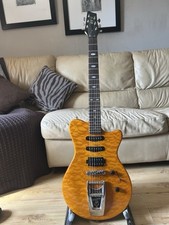 Shine Si-802 Electric Guitar Vintage Style Amber Maple