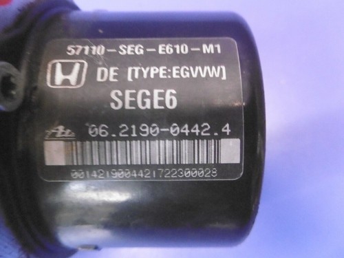 Honda accord abs - abs, pump