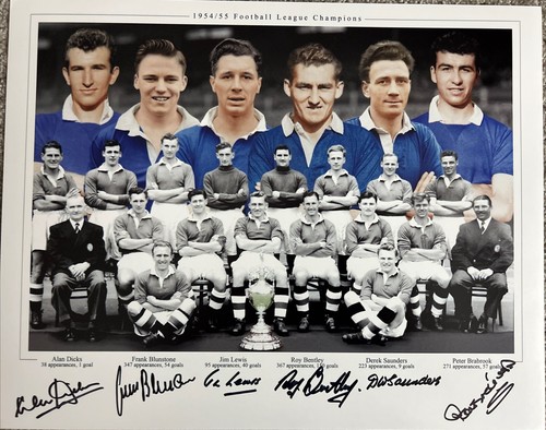 Chelsea 1955 team signed - 1955,