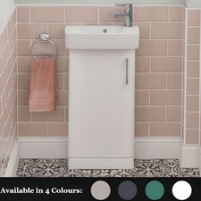 Tavistock Arlo Cloakroom Freestanding Vanity Unit 400mm - Choice Of Colours