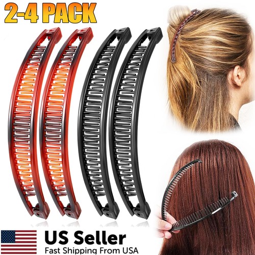 Women banana hair - 4x, clips