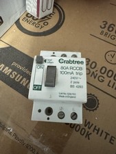 Crabtree 80A RCCB 2 Pole