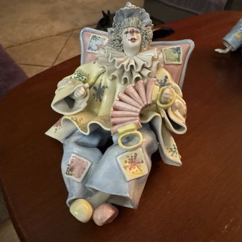 Gumps porcelain clown - porcelain,