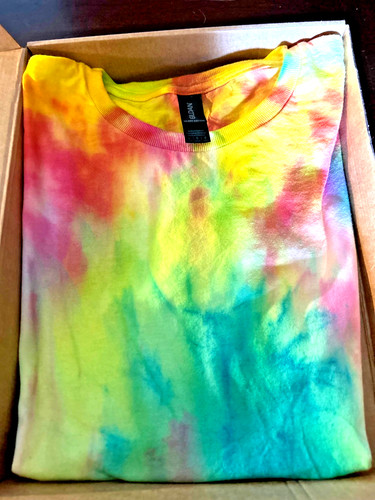 Hand dyed tie dye - hand,