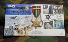 Pacific Star Burma Clasp Medal 2000 Great Britain Stamp Benham Cover WWII 1943