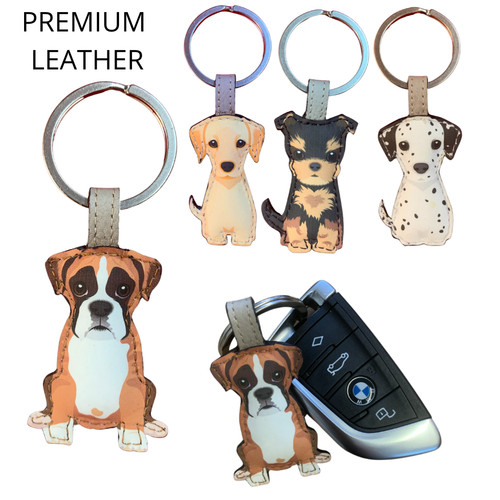 Genuine leather dog - genuine,