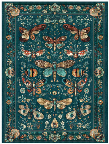 Printed cross stitch kit - printed, ct
