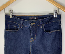 Gok Wan for TU Jeans Slim Leg Ladies Navy Blue Denim Stretch Skinny 10R Regular