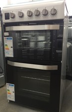 Hotpoint Double Oven Gas Cooker 50cm, HD5G00CCW/UK Freestanding  White   (10775)