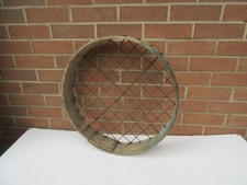 Vintage old wooden large garden potato riddle sieve for display prop
