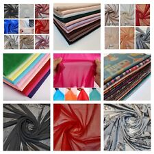Power Mesh Net Fabric Sheer 4 Way Stretch Lining Soft Dress Craft Material 58"