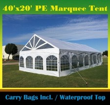 40'x20' PE Marquee - Heavy