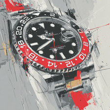 Rolex Watch Pop Art 30x30