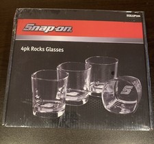Snap-On 4pk Rocks Glasses