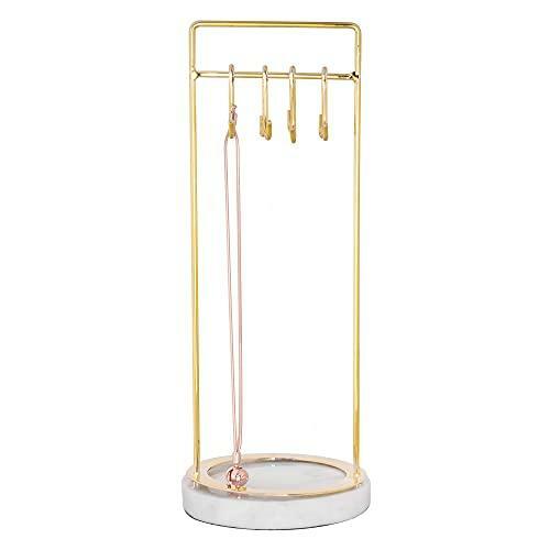Marble hanging jewellery stand - hanging,