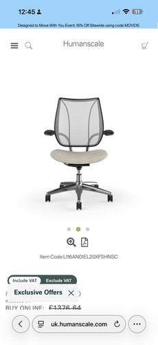 Humanscale liberty task - humanscale, chair