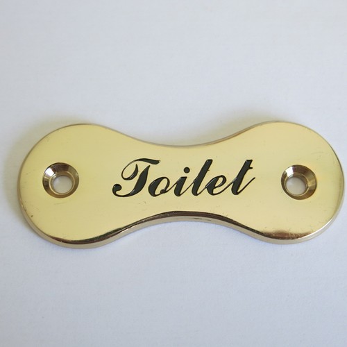 Polished brass toilet - polished,