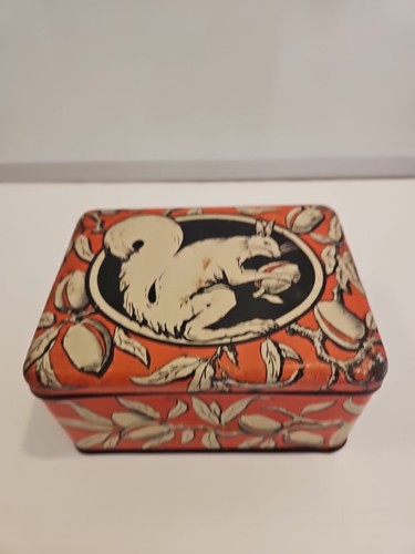Vintage squirrel with - with, acorns