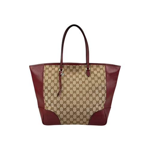 Gucci red beige canvas - gucci, bree