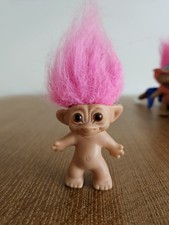 Vintage Troll Pink haired Uneeda doll 