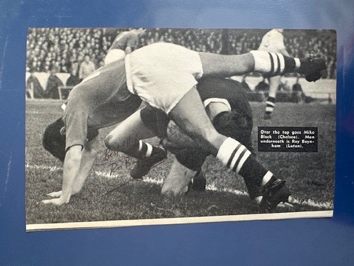 Ron baynham signed luton - baynham,