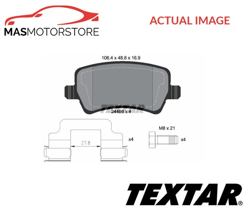 Brake pads set braking pad - brake,